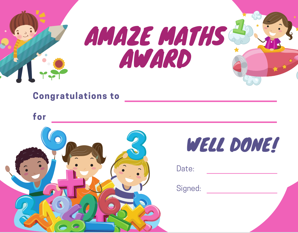 Fun Math – Amaze Preschool Maths Book | 40-Page Printable Maths Workbook for Ages 3–6