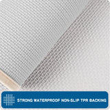 PURRUGS Machine Washable Kitchen Rug [2 PCS] (17" x 30"+ 17" x 48"), Non-Slip/Skid Kitchen Runner Rugs & Floor Mats, Super Absorbent Soft Area Rugs for Sink, Kitchen & Laundry, Beige