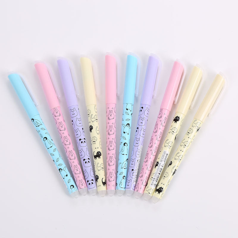 Cartoon Student Erasable Neutral Marker Pen