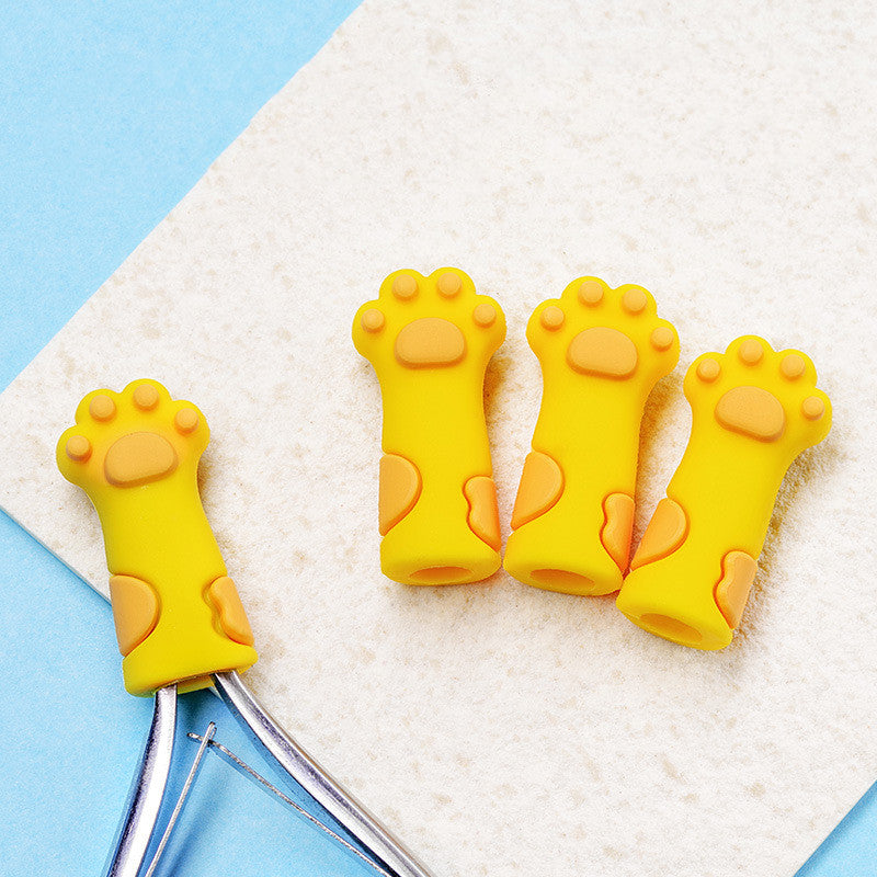 Cute Cat Claw Dead Skin Scissors Protective Cover