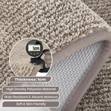 DOMUSTEX Washable Kitchen Rugs Set of 2 (24" x 35.5" + 24" x 59" Rectangular), Kitchen Mats for Floor, Indoor Entryway Runner Rugs for Laundry, Bathroom, Door, Bedroom (Roll Packing)