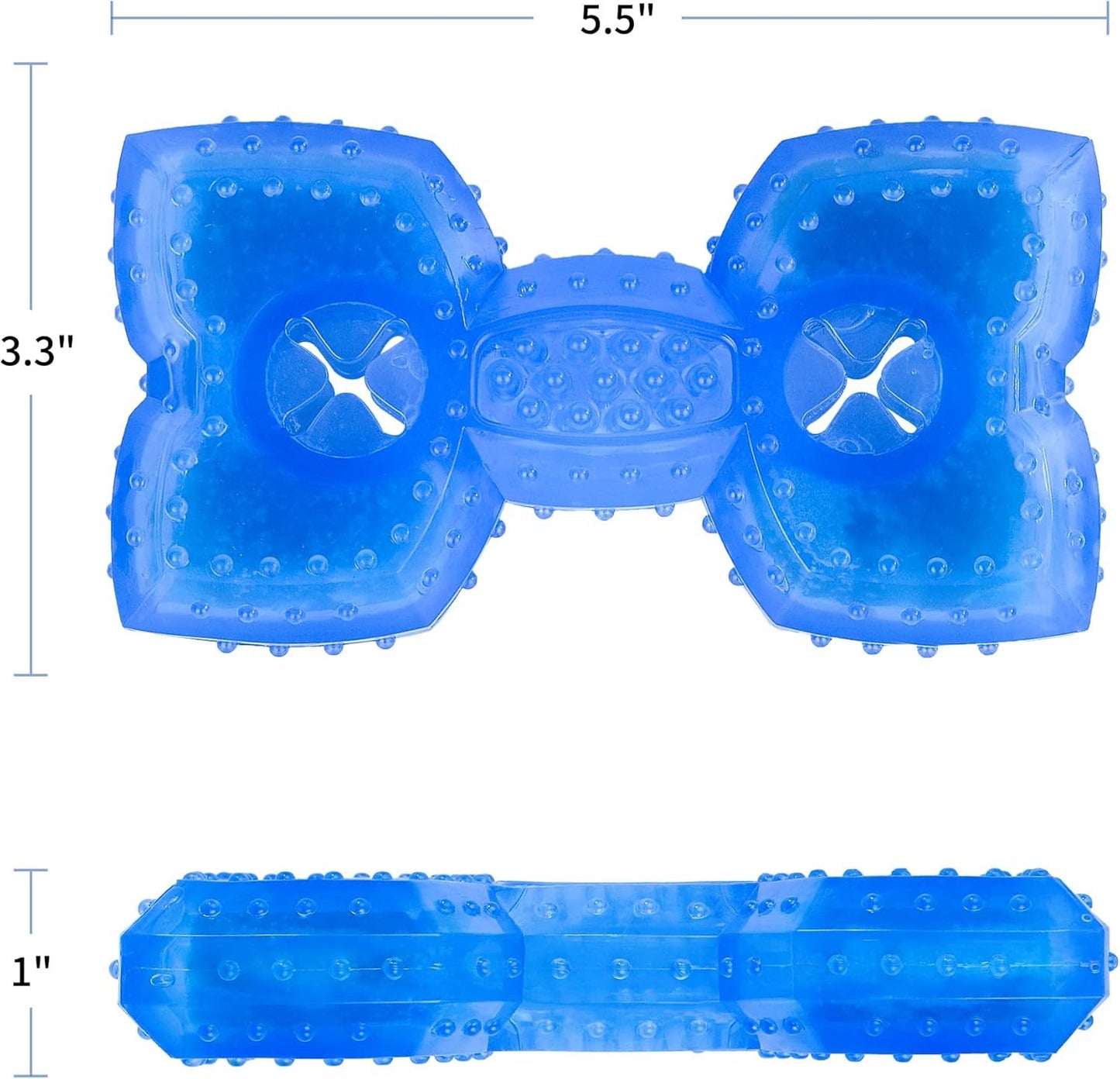 Pet Teether Cooling Chew Toy For Dogs Teething Toy For Puppies Fit With Treats For More