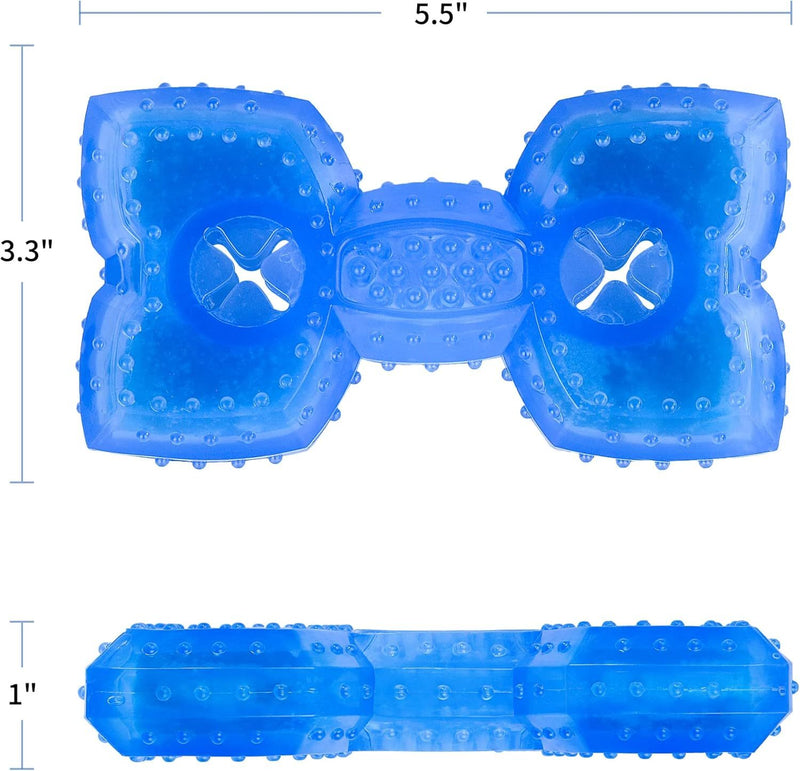 Pet Teether Cooling Chew Toy For Dogs Teething Toy For Puppies Fit With Treats For More