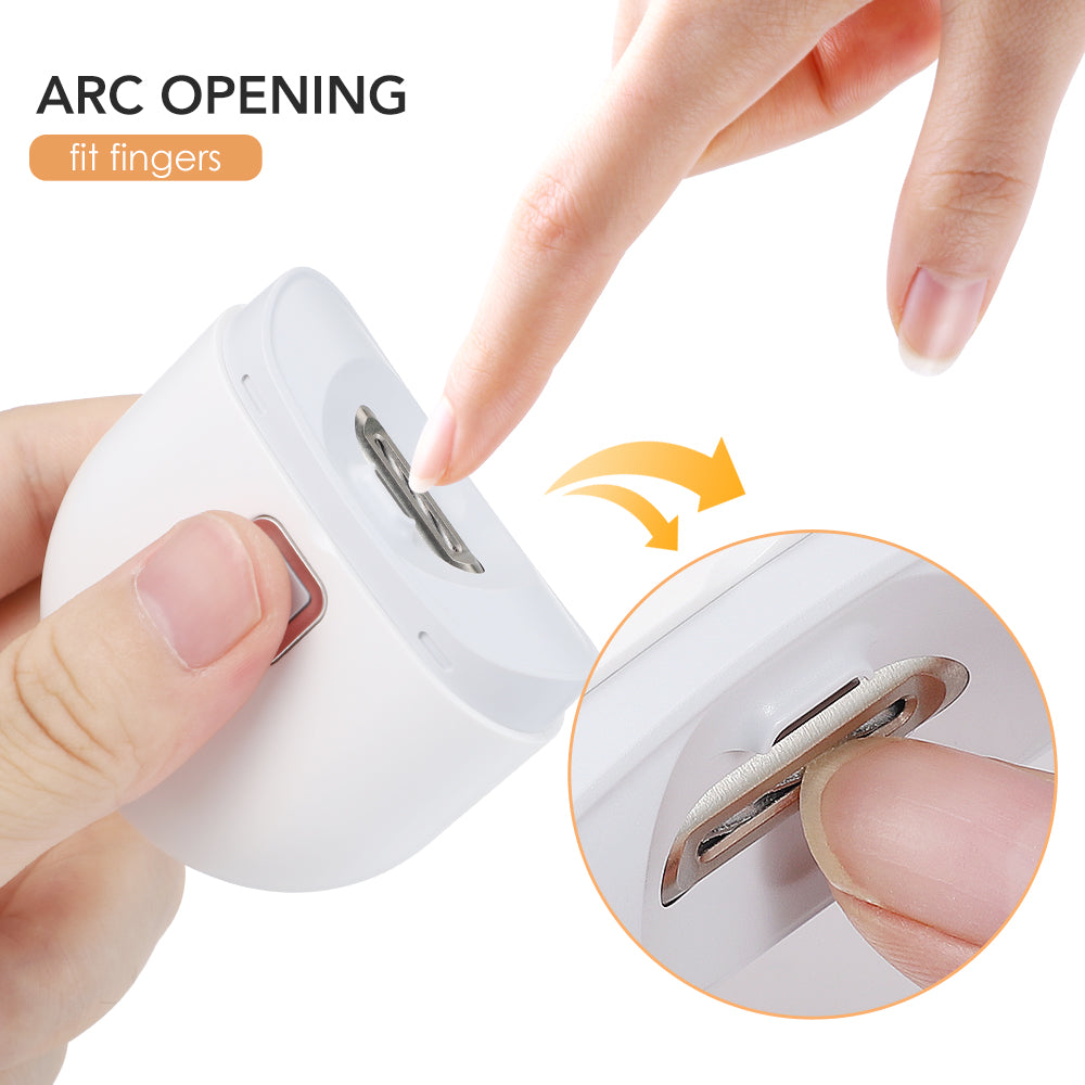 Electric Automatic Nail Clipper Manicure Nail Trimmer For Adult Baby Finger Toe Scissors Pedicure Thick Nails Cutter Sharpener