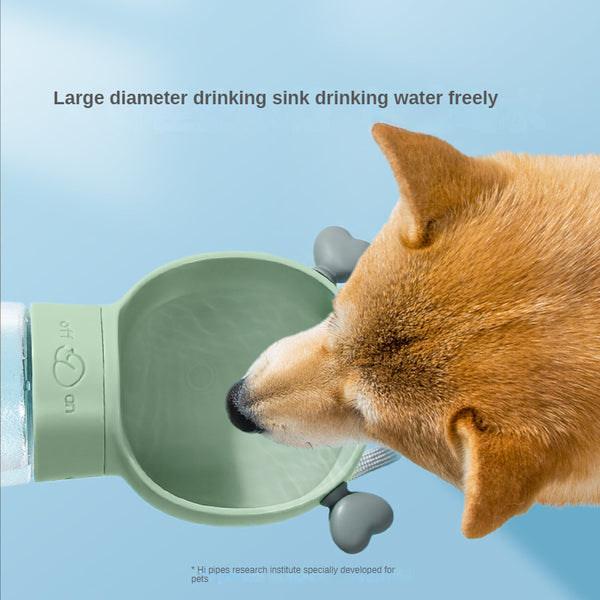 Portable Dog Water Bottle,2 In 1 Dog Water Bottle Dispenser With Food Container,Leak Proof Dog Travel Water Bottle For Walking,Hiking And Travel Water Pets Container Dog Feeder Bowl Bowls