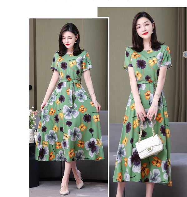 2023  with this stylish Summer Round -neck Printing Women Tops