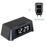 Mobile Phone Compact Wireless Charger With Alarm Clock