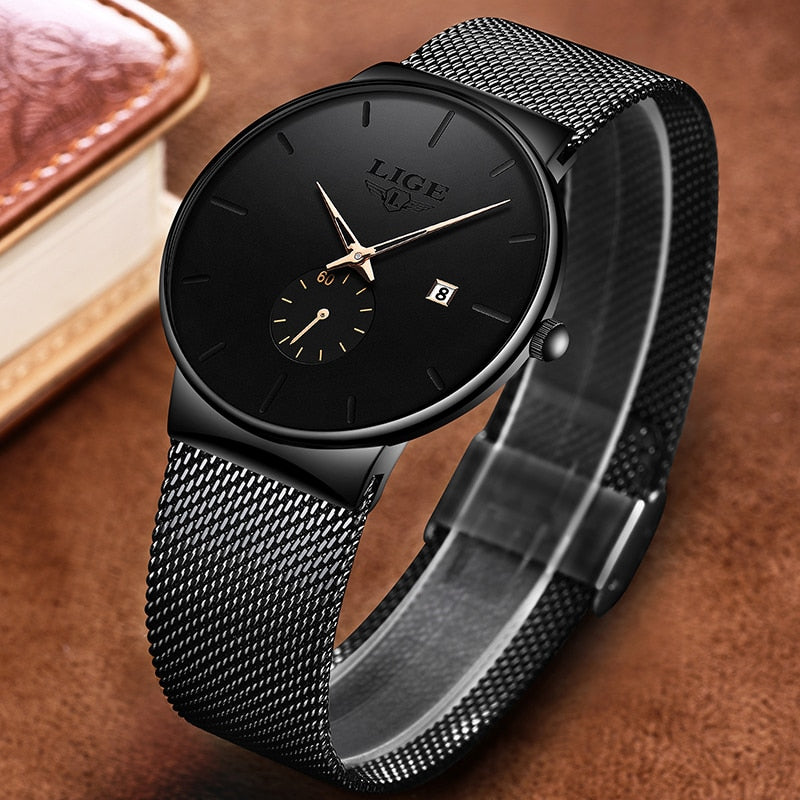 Men's Watches Luxury Brand Gift Male Clock Business Quartz Wristwatch Watch For Men Relogio Masculino