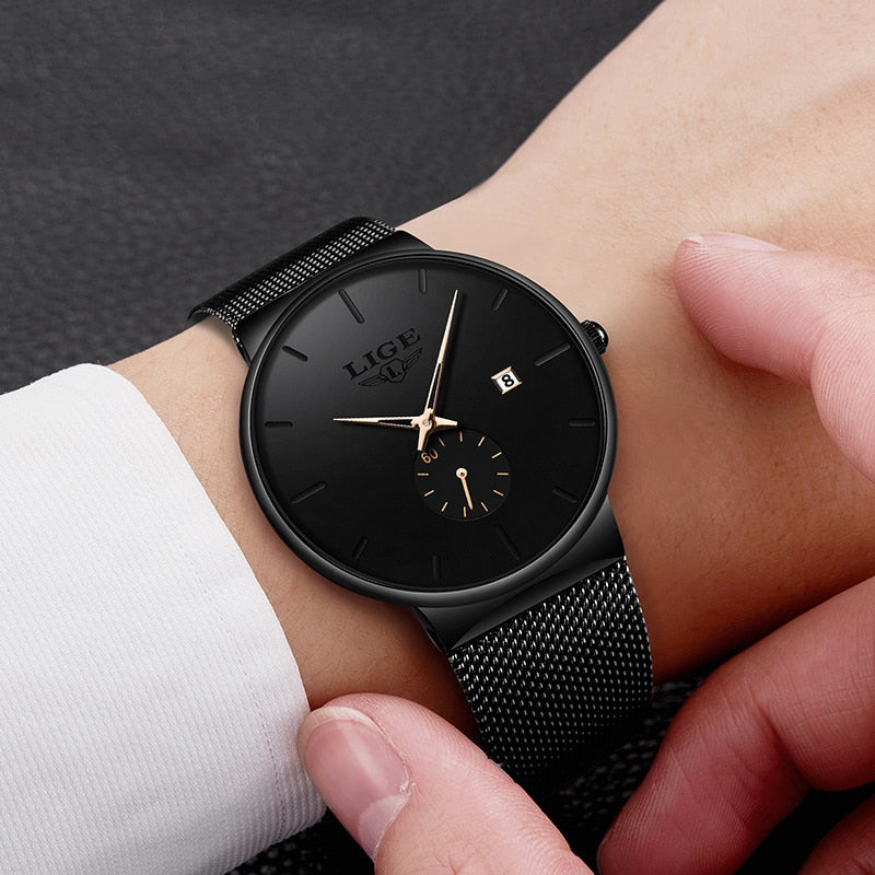 Men's Watches Luxury Brand Gift Male Clock Business Quartz Wristwatch Watch For Men Relogio Masculino