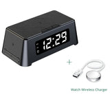 Mobile Phone Compact Wireless Charger With Alarm Clock