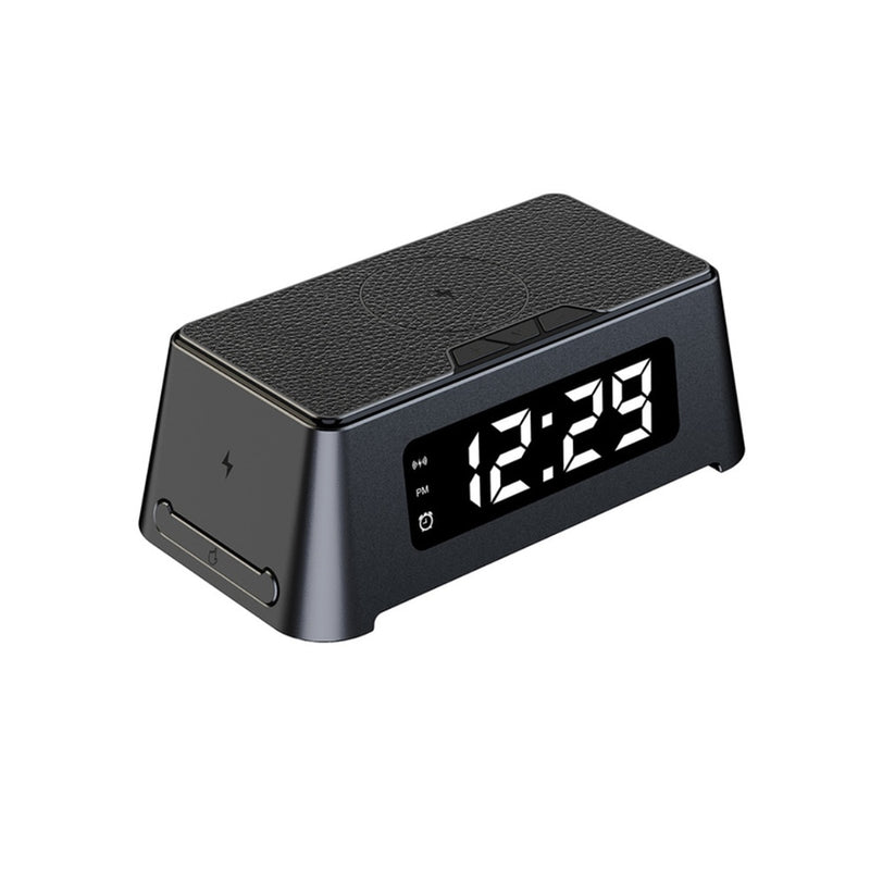 Mobile Phone Compact Wireless Charger With Alarm Clock