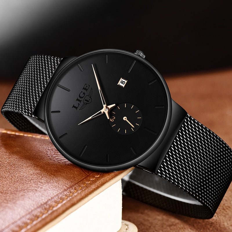Men's Watches Luxury Brand Gift Male Clock Business Quartz Wristwatch Watch For Men Relogio Masculino