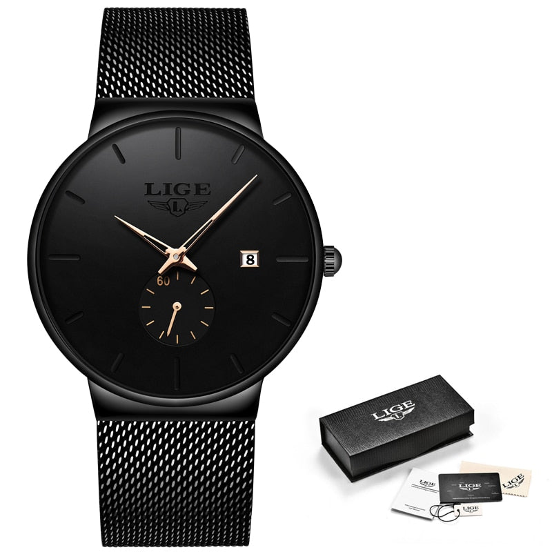 Men's Watches Luxury Brand Gift Male Clock Business Quartz Wristwatch Watch For Men Relogio Masculino
