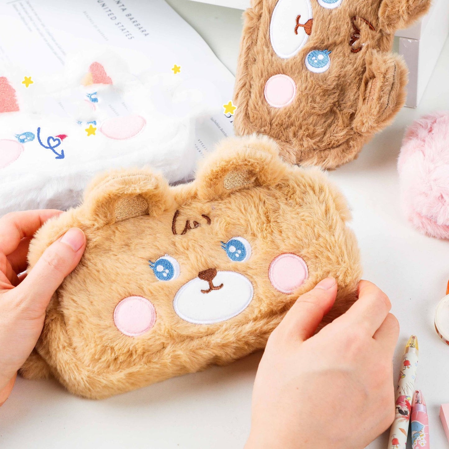 Plush Pencil Case Animal Shape Pencil Case