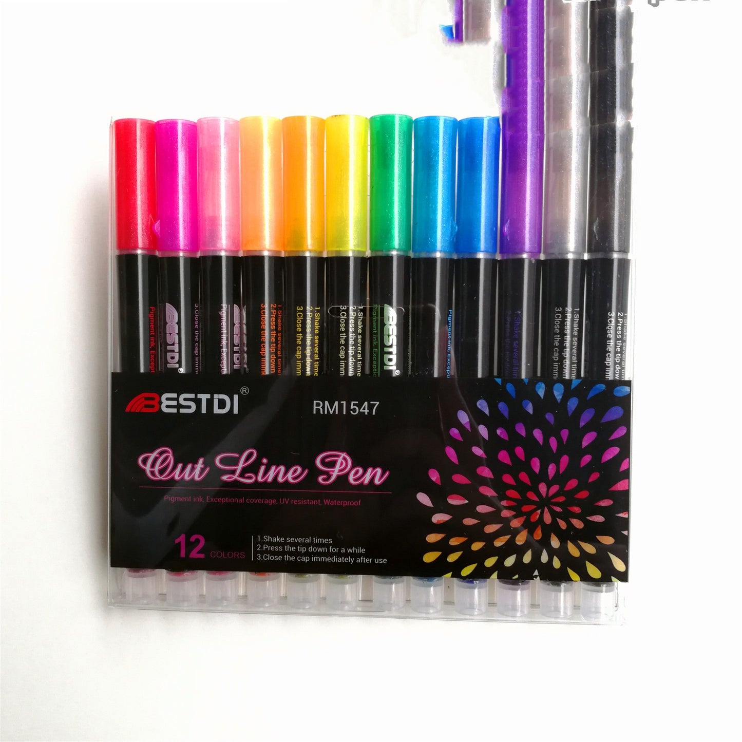 Contour Double Line Pen Flashing Highlighter