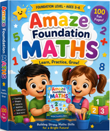 Fun Math – Amaze Preschool Maths Book (100 Printable Pages)