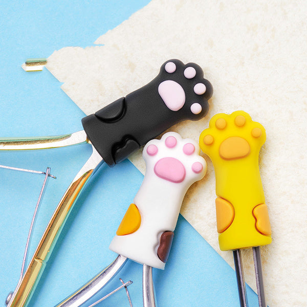 Cute Cat Claw Dead Skin Scissors Protective Cover