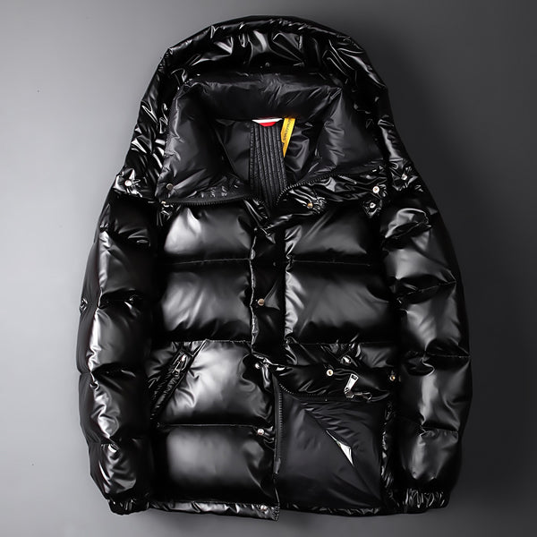 Glossy Down Jacket For Young Men And Women Couples