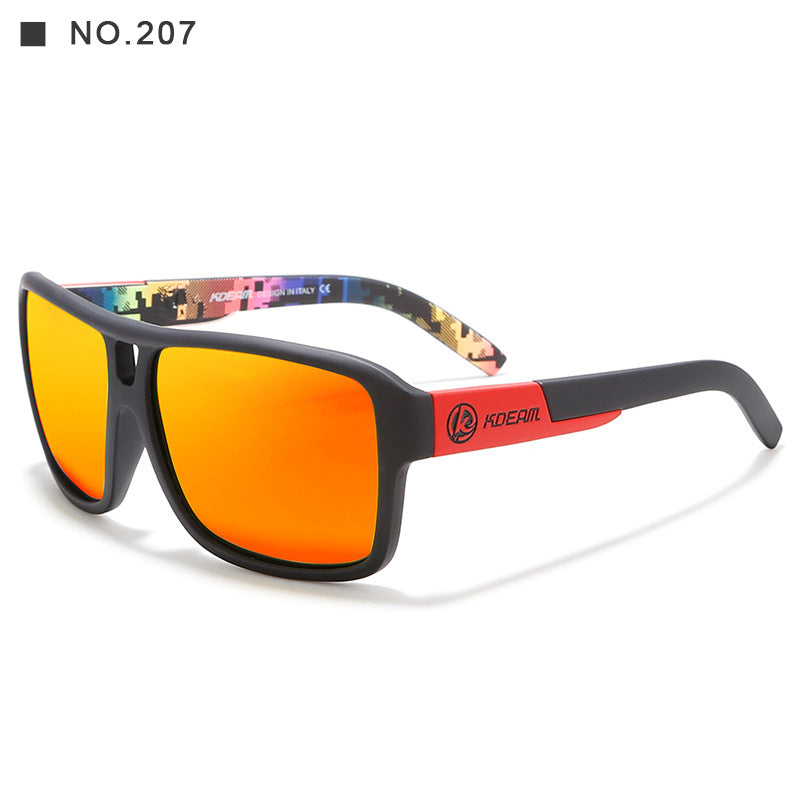 Men's Jam style double beam outdoor sports sunglasses
