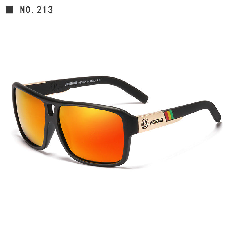 Men's Jam style double beam outdoor sports sunglasses