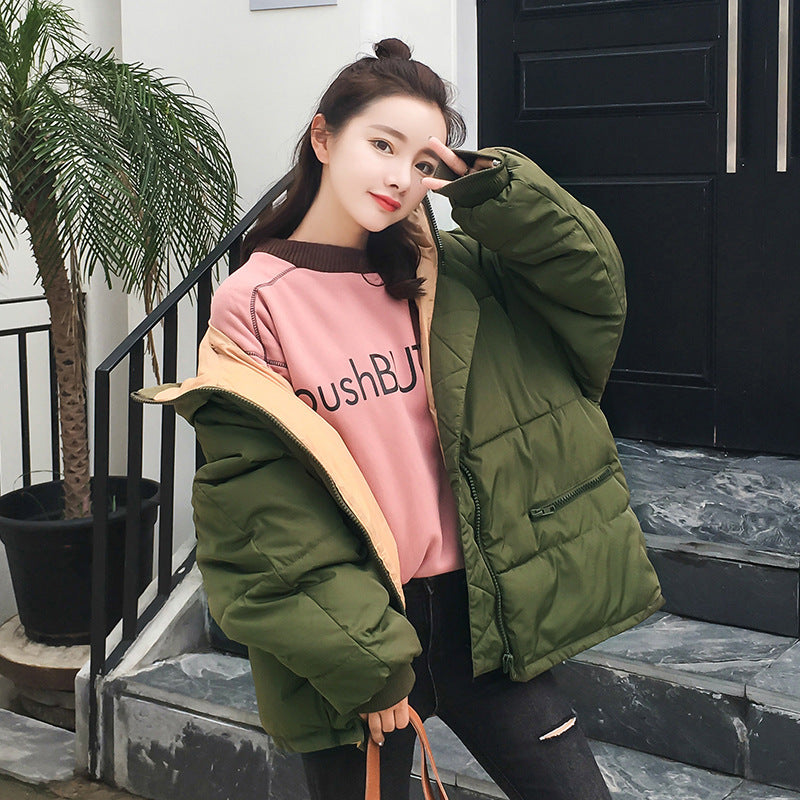 Fashion Short Cotton Coat Ladies Small Padded Jacket