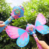 Bubble Gun Music Magic Wand Outdoor Toys for Baby Girl Princess Electric Bubble Blower Machine