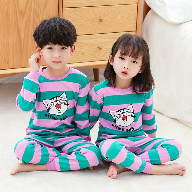 Children Pajamas Girls Boys Sleepwear Kids Pyjamas For Baby