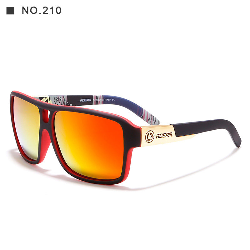 Men's Jam style double beam outdoor sports sunglasses