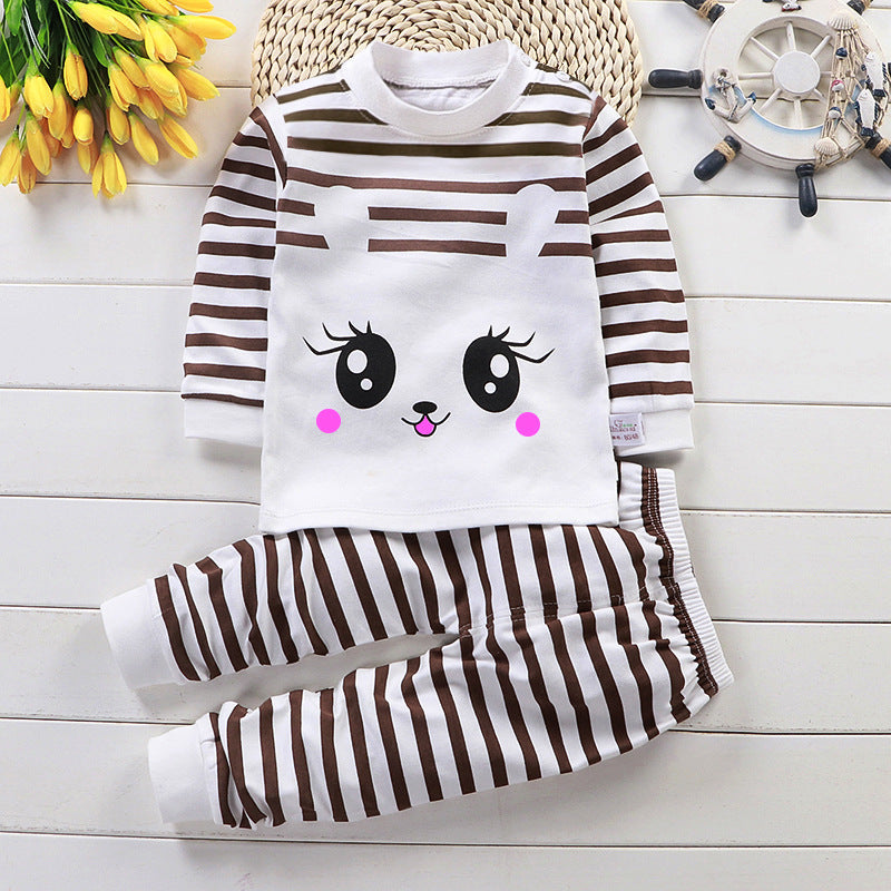 Children''s underwear suit pure cotton based infant pajamas