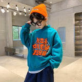 Boys Plus Fleece Sweater Autumn And Winter Clothes