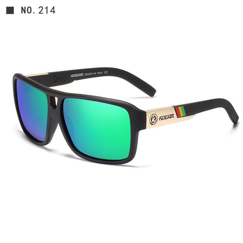 Men's Jam style double beam outdoor sports sunglasses