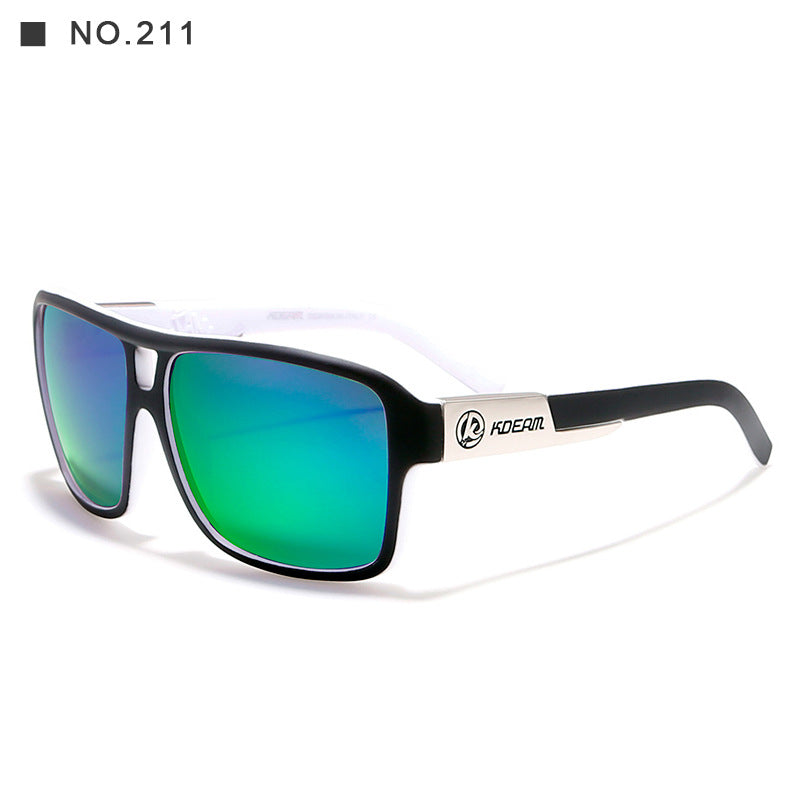 Men's Jam style double beam outdoor sports sunglasses