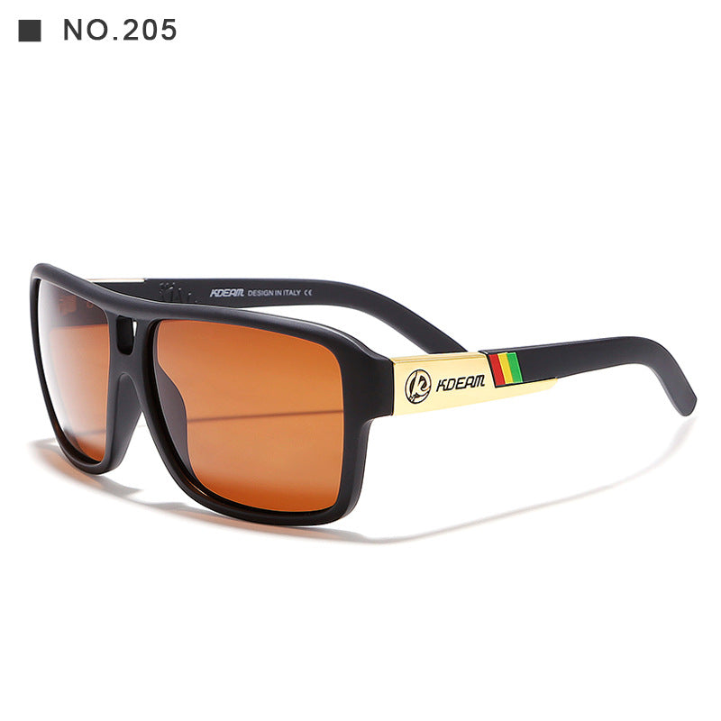 Men's Jam style double beam outdoor sports sunglasses