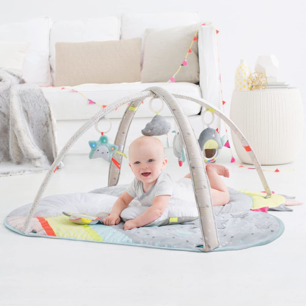 Skip Hop Silver Lining Cloud Baby Play Mat and Activity Gym, Multi