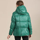 Shiny down padded jacket