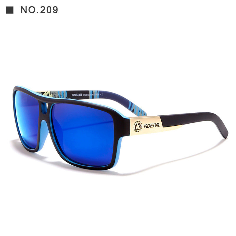 Men's Jam style double beam outdoor sports sunglasses
