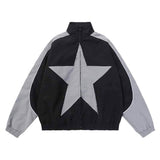 Men's Star Trend Simple Loose Warm Jacket