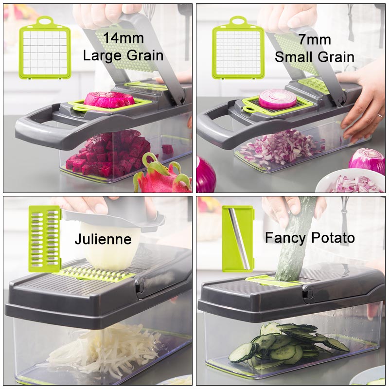 New Multifunction Vegetable Cutter Kitchen Accessories Gadgets Steel Blade Potato Peeler Carrot Grater Kitchen Tool овощерезка
