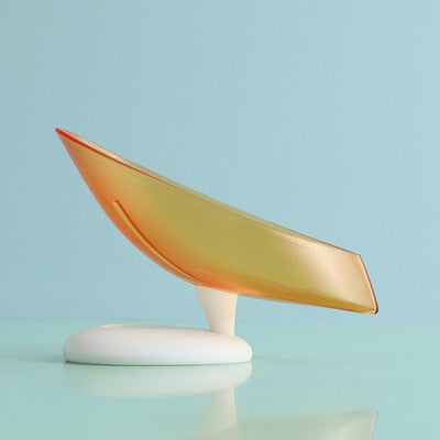 xiaomi Bathroom Supplies Shower Soap Holder Leaf Shape Soap Box Drain Soap Holder Box  sponge Storage Plate Tray Bathroom Gadg