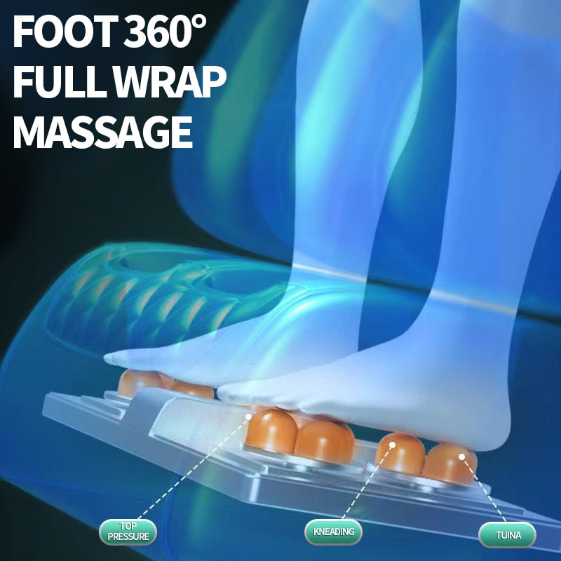 Multifunction Airbag Luxurious Full Body Smart foot-wrapped Massage Chair Stylish Zero-Gravity Chair Massage LCD Control Sofa