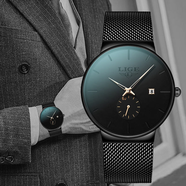 Men's Watches Luxury Brand Gift Male Clock Business Quartz Wristwatch Watch For Men Relogio Masculino