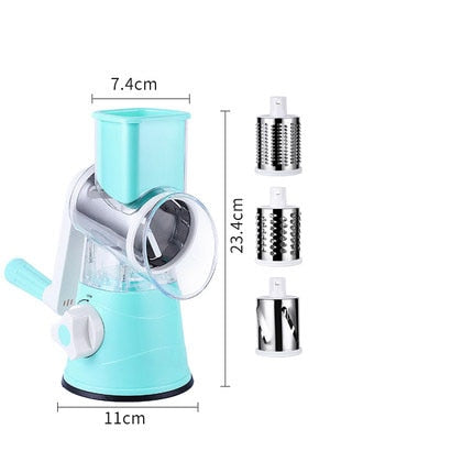 Multifunctional Manual Vegetable Spiral Slicer Chopper Slicer Cheese Grater Vegetable Cutter Kitchen Tools