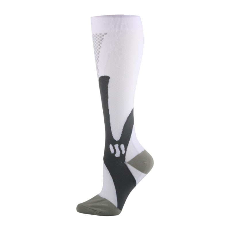 Brothock Compression Socks Nylon Medical Nursing Stockings Specializes Outdoor Cycling Fast-drying Breathable Adult Sports Socks