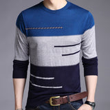 2023 Brand Male Pullover Sweater Men Knitted Jersey Striped Sweaters Mens Knitwear Clothes Sueter Hombre Camisa Masculina 100