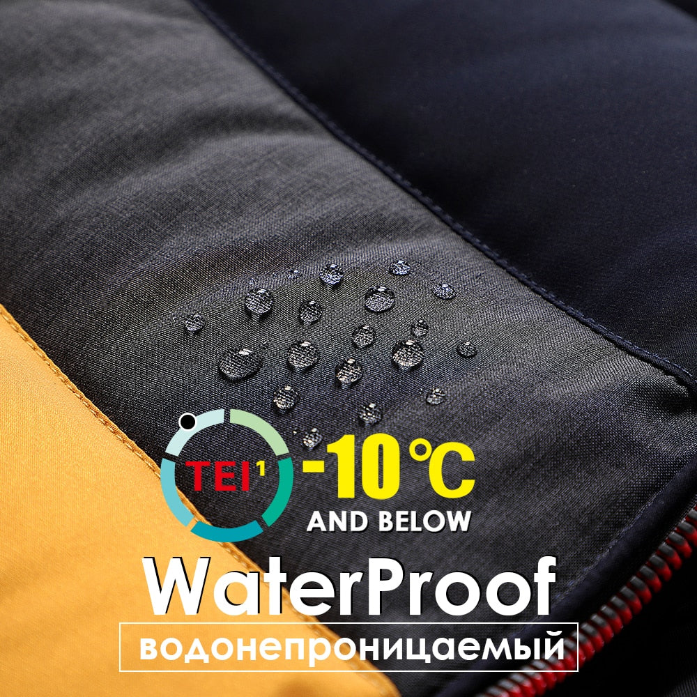 Men 2022 Winter Brand New Casual Warm Thick Waterproof Jacket Parkas Coat Men New Autumn Outwear Windproof Hat Parkas Jacket Men
