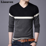 Men 2020 Autumn Winter Casual Brand New Warm Sweater Pullovers Turn Down Shirt Collar Men Knit Pattern Outfits Sweater Coat Men