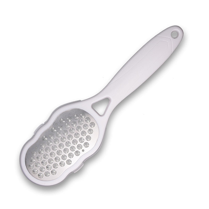 1pcs 304 Stainless Steel Callus Remover Pedicure Foot File Scraper Scrubber Portable Multifunctional Foot File Foot Care Tools