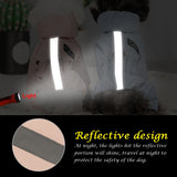 Reflective Dog Raincoat Waterproof Dog Rain Jacket Coat Clothes Small Medium Dogs Hoodies Jumpsuit Raincoats French Bulldog