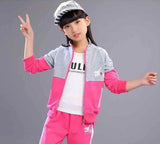 Girl Autumn Winter Sports Clothes Costume Outfit Suit Kids Tracksuit Clothing Set Kids Korean Sweater Tracks Teen Casual Sports