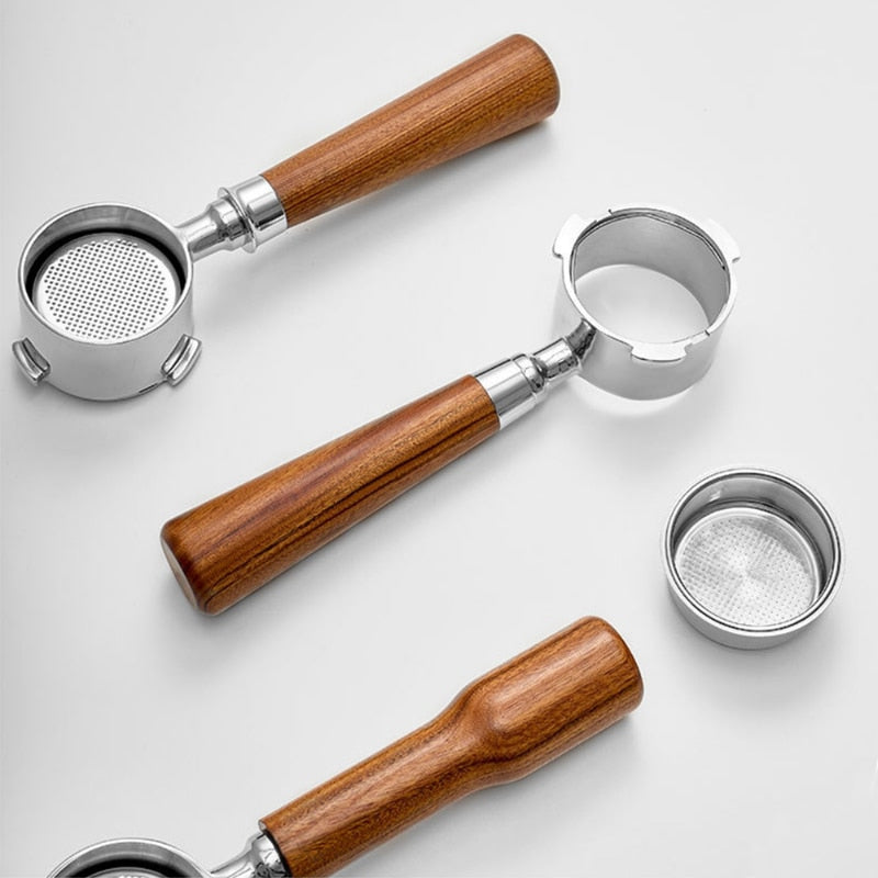 Coffee Bottomless Portafilter for Delonghi EC680/EC685 Filter 51MM Stainless Steel Replacement Filter Basket Coffee Accessories